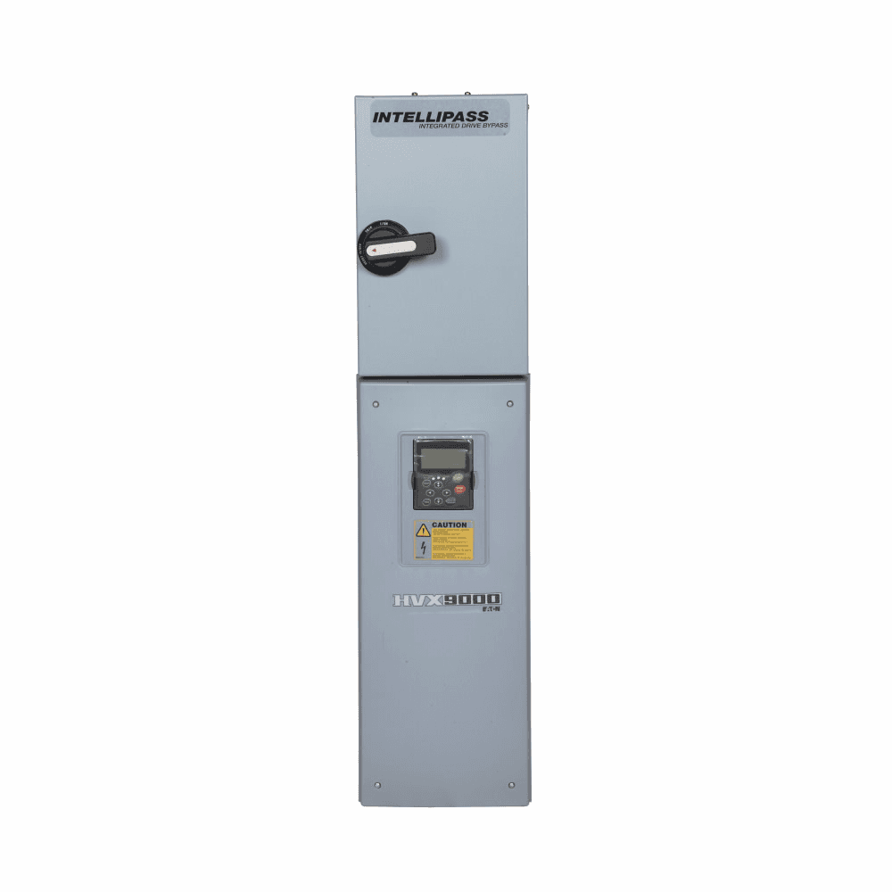 Eaton HVX06021N1C2 HVX06021N1C2 Eaton - HVX 9000 Intellipass Drive, 60 hp, NEMA 12, 208V, With brake chopper, Communication: OPTC2 Modbus, Frame size 8, 170A HVX06021N1C2 on Powermatic Associates