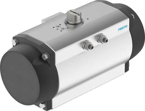 Festo 8102905 semi-rotary drive DFPD-1200-RP-90-RS60-F14-R3-C-VDE2 Size of actuator: 1200, Flange hole pattern: F14, Swivel angle: 90 deg, End-position adjustment range at 0°: -5 - 5 deg, End-position adjustment range at 90°: -5 - 5 deg 8102905 on Powermatic Associates