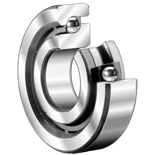 NSK VTAA19Z-4 Angular Contact Ball Bearing; 19.2MM BORE; 41MM Outside Diameter; 12MM Width; Open; No Flush Ground; Single Row of Balls; ABEC 1 | ISO P0 Precision; No Filling Slot; No Snap Ring; C0-Medium Internal Clearance; Steel Cage; 45 Degree; 1 (Single) VTAA19Z-4 on Powermatic Associates