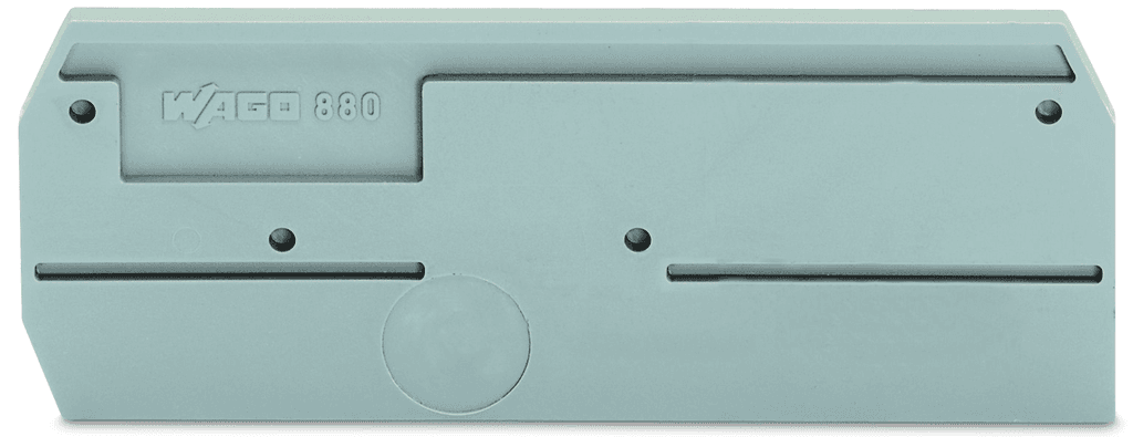 WAGO 880-308 880-308 WAGO - End and intermediate plate; 2.5 mm thick; gray 880-308 on Powermatic Associates