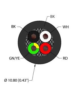 Turck BLK,PVC,4X16,STOOW,MSHA BLK,PVC,4X16,STOOW,MSHA Turck - BLK,PVC,4X16,STOOW,MSHA Flexible Service Cable, Reelfast™ Bulk Cable BLK,PVC,4X16,STOOW,MSHA on Powermatic Associates
