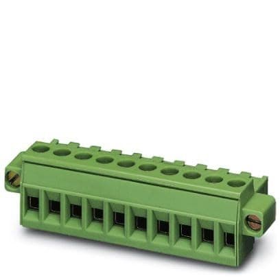 Phoenix Contact 1805314 PCB connector, nominal cross section: 2.5 mm², color: green, nominal current: 12 A, rated voltage (III/2): 320 V, contact surface: Tin, type of contact: Female connector, number of potentials: 3, number of rows: 1, number of positions: 3, number of conne 1805314 on Powermatic Associates