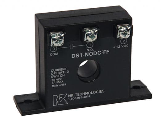 NK Technologies DS1-SDTA-24U-FD AC Current Switch, Solid Core, Adjustable Set-point, 20-400 Amp DC Range or 17-338 Amp AC Range, Auto Reset, SPDT Relay 2 A @ 120 VAC or 30 VDC DS1-SDTA-24U-FD on Powermatic Associates