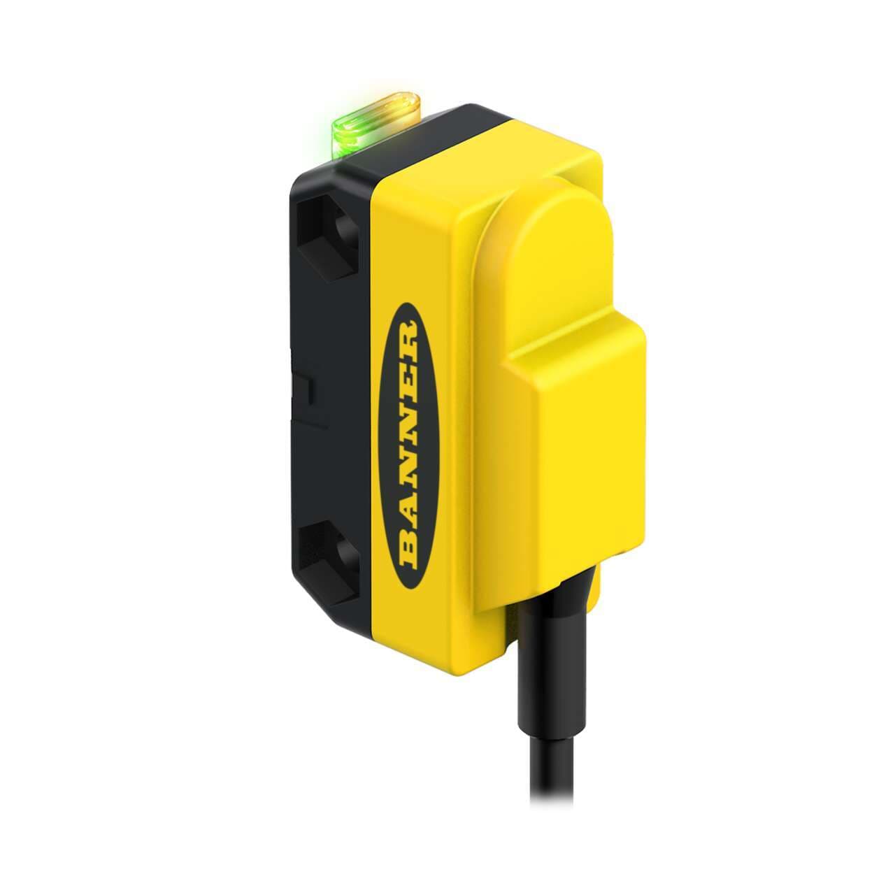 Banner QS18VN6RBQ5 WORLD-BEAM QS18 Series: Receiver (FLush Front); Range: 3 m; Input: 10-30 V dc; Output: Complementary Solid-State NPN; 150 mm (6 in) M12 Pigtail QD QS18VN6RBQ5 on Powermatic Associates