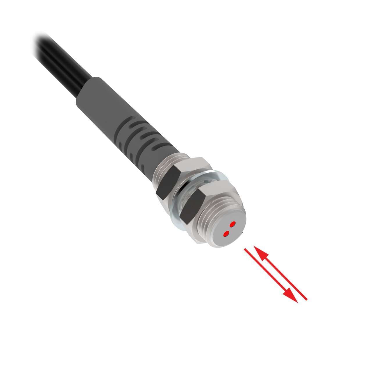 Banner PBT43U-VL Plastic Fiber, Diffuse Reflective; Core Dia.: 1 mm; Fiber Length 1 m; Thread; Flex Relief; Free cut; Vantage Line PBT43U-VL on Powermatic Associates