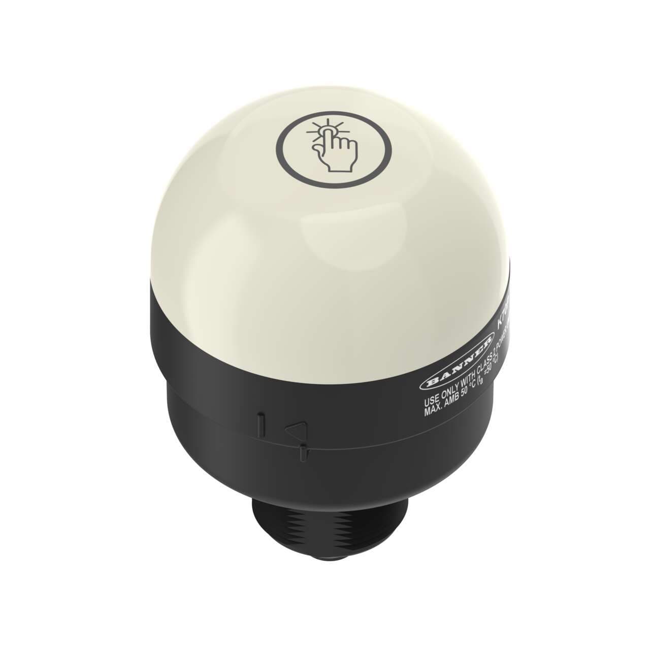 Banner K70ANT2GRYF2Q K70 Series EZ-LIGHT: 3-Input-Color Touch Sensor Gen 2; Voltage: 12-30 V dc; Housing: Polycarbonate; IP65; Input: NPN (NO); Colors: Green Red Yellow; M12 Integral QD K70ANT2GRYF2Q on Powermatic Associates