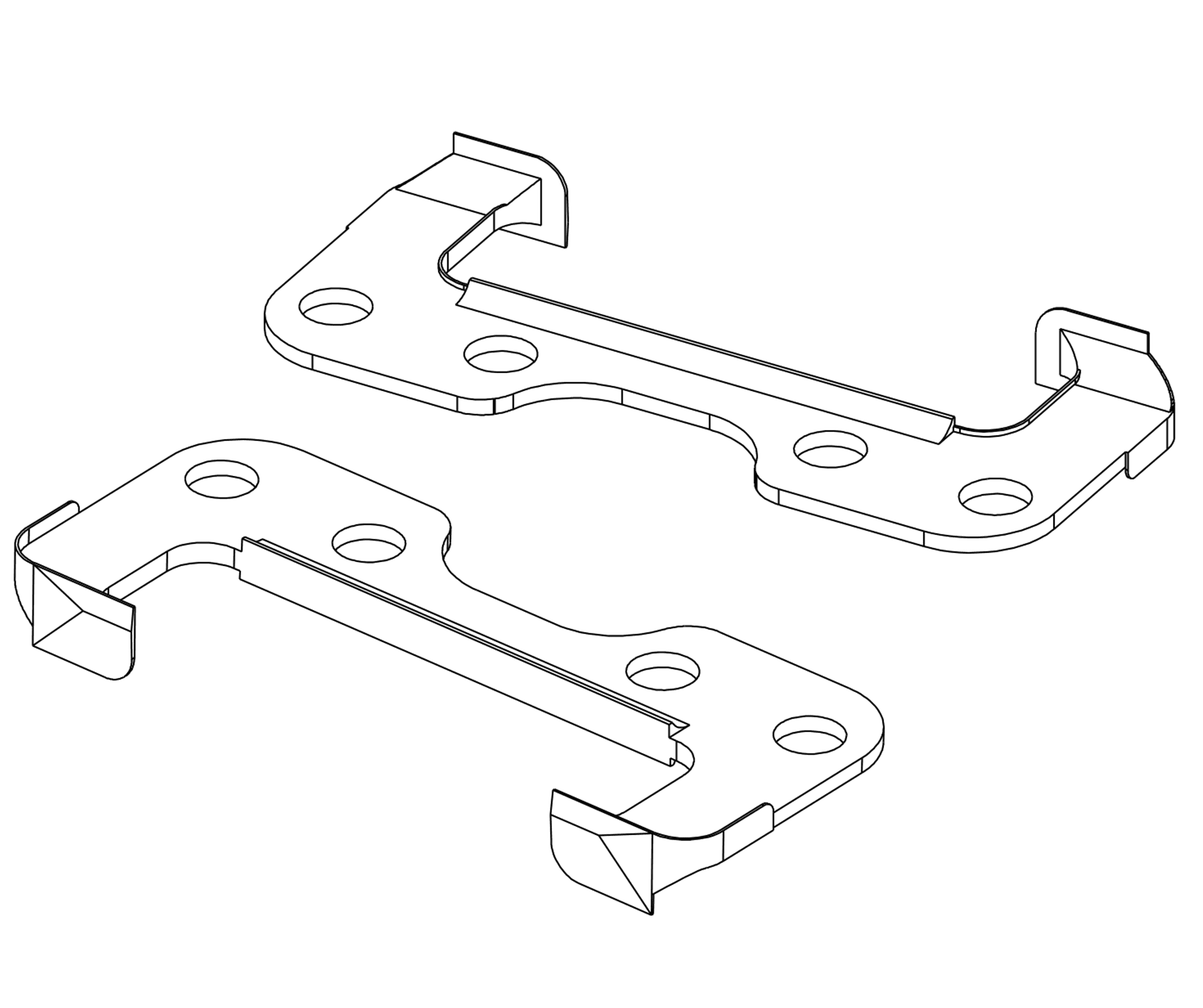 Saginaw Control SCE-127617 Center Channel Gasket ( 2 Per Package ), Height:4.74", Width:1.95", Depth:0.50",  SCE-127617 on Powermatic Associates