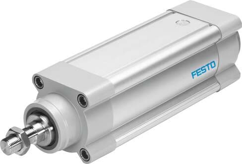 Festo 2215386 electric cylinder ESBF-BS-50-200-5P With ball screw, electrically actuated spindle that converts the rotary motion of the motor into linear motion of the piston rod. Size: 50, Stroke: 200 mm, Piston rod thread: M16x1,5, Reversing backlash: 30 µm, Spindle 2215386 on Powermatic Associates