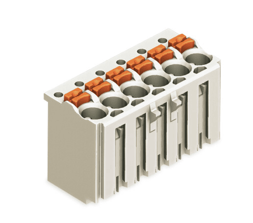 WAGO 2091-1128 2091-1128 WAGO - 1-conductor female connector; push-button; Push-in CAGE CLAMP®; 1.5 mm²; Pin spacing 3.5 mm; 8-pole; 1,50 mm²; light gray 2091-1128 on Powermatic Associates