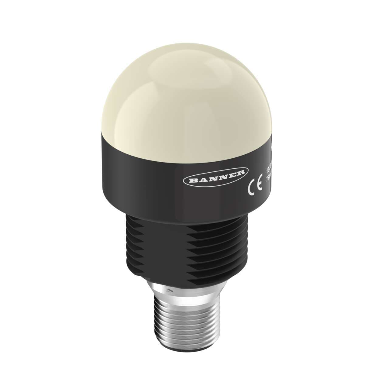 Banner K30LGRYPQ K30 Series EZ-LIGHT: 3-Color General Purpose Indicator; Voltage: 10-30 V dc; Housing: Polycarbonate; IP67 IP69K; Input: PNP; Colors: Green Red Yellow; M12 Integral QD K30LGRYPQ on Powermatic Associates