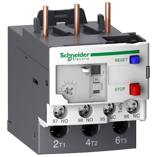 Schneider Electric LRD10L6 Schneider Electric LRD10L6 is a differential thermal overload relay designed for direct connection to a contactor with outgoing cables connected via lugs and a control circuit utilizing screw-clamp connections. This 3-pole device offers protection functions classified as Class 20, with a rated current range of 4-6 A. It features protection settings for thermal overload within the same range. The LRD10L6 includes 1 Normally Open (NO) auxiliary contact and 1 Normally Closed (NC) auxiliary contact. It is rated for a voltage of up to 690 V AC (0-400Hz) between phases, with a minimum operating current of 4 A and a maximum of 6 A. LRD10L6 on Powermatic Associates