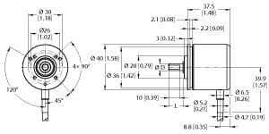 Turck REI-E-111TA0C-2B1024-C REI-E-111TA0C-2B1024-C Turck - REI-E-111TA0C-2B1024-C Incremental Encoder, Efficiency Line REI-E-111TA0C-2B1024-C on Powermatic Associates