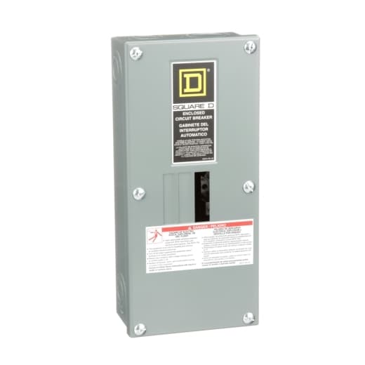 Schneider Electric QO3100BNS Square D by Schneider Electric QO3100BNS is a load center designed for surface mounting with a rated current of 100A. It features a connection type of lugs and dimensions of H333mm x W149mm (H13.11" x W5.87"), fitting within a compact space with 3-spaces available. This load center is built with a welded sheet steel enclosure and tin-plated copper busbar, ensuring durability and efficient conductivity. It accommodates 3 single pole circuits and offers a short circuit breaking rating of 22kA. The QO3100BNS is also equipped with a NEMA 1 degree of protection, making it suitable for general indoor use. QO3100BNS on Powermatic Associates