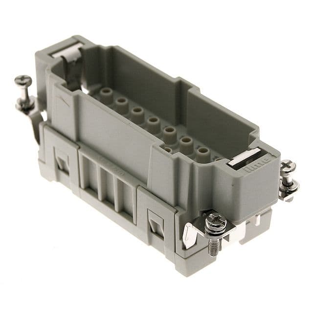 Mencom CCEM-16 Standard, CCE series, Male Rectangular Insert, size 77.27, 16 pin, 16 amp, Crimp CCEM-16 on Powermatic Associates