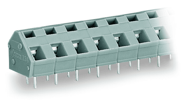 WAGO 236-524/000-009/999-950 236-524/000-009/999-950 WAGO - PCB terminal block; 2.5 mm²; Pin spacing 7.5/7.62 mm; 24-pole; suitable for Ex-e applications; CAGE CLAMP®; commoning option; 2,50 mm²; light gray 236-524/000-009/999-950 on Powermatic Associates