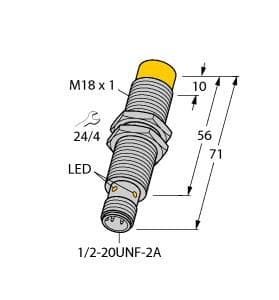 Turck NI8-G18-ADZ30X2-B3331/S34 NI8-G18-ADZ30X2-B3331/S34 Turck - NI8-G18-ADZ30X2-B3331/S34 Inductive Sensor, Resistant to Magnetic Fields NI8-G18-ADZ30X2-B3331/S34 on Powermatic Associates