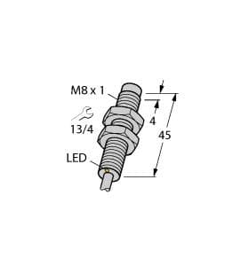 Turck NI6-EG08FE-AP6X NI6-EG08FE-AP6X Turck - NI6-EG08FE-AP6X Inductive Sensor, Stainless Steel Front NI6-EG08FE-AP6X on Powermatic Associates