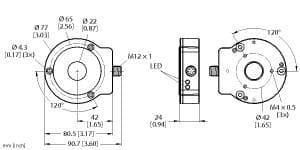 Turck RI360P0-QR24M0-INCRX2-H1181/0032 RI360P0-QR24M0-INCRX2-H1181/0032 Turck - RI360P0-QR24M0-INCRX2-H1181/0032 Contactless Encoder, Incremental, Premium Line RI360P0-QR24M0-INCRX2-H1181/0032 on Powermatic Associates