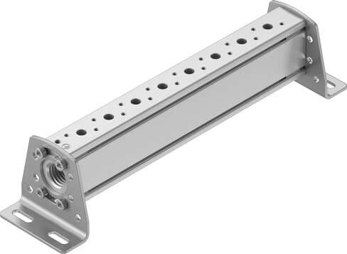 Festo 576369 supply manifold VABM-B10-20-G38-8-P53 Grid dimension: 22 mm, Assembly position: Any, Max. number of valve positions: 8, Corrosion resistance classification CRC: 2 - Moderate corrosion stress, Product weight: 479 g 576369 on Powermatic Associates