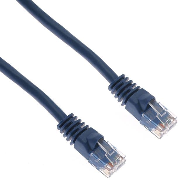 Mencom RJ45-IC-10-BU Panel Interface Connector Accessory & Ethernet, Over-molded RJ45 cable, 10', Blue, PVC RJ45-IC-10-BU on Powermatic Associates