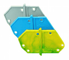 WAGO 826-158/000-006 826-158/000-006 WAGO - End plate; 1.5 mm thick; blue 826-158/000-006 on Powermatic Associates