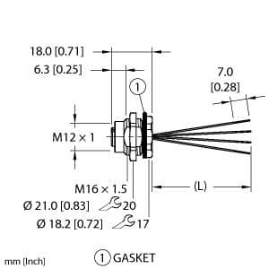 Turck ERKBM-A4.400.2-1 ERKBM-A4.400.2-1 Turck - ERKBM-A4.400.2-1 Actuator and Sensor Receptacle, Rear Mount ERKBM-A4.400.2-1 on Powermatic Associates