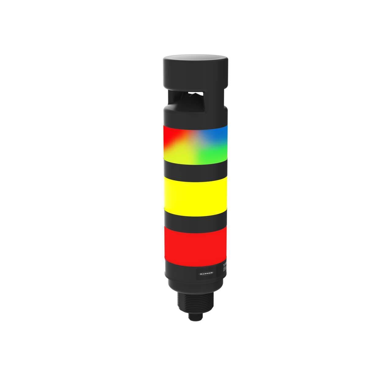Banner TL50PS3AQ-25X TL50 Pro Select Tower Light; 3 Lighted Segments with Audible; Voltage: 12-30 V dc; Environ. Rating: IP65; Colors: Green Yellow Red; 5-pin M12 Integral QD; Note: MOQ of QTY 25 TL50PS3AQ-25X on Powermatic Associates