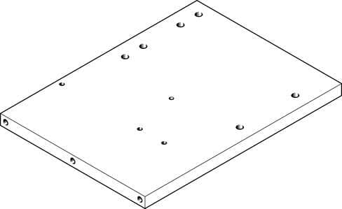 Festo 539660 installation kit HMIYF-RF/DL40 For multi-axis modular systems from the handling and assembly technology range. Assembly position: Any, Corrosion resistance classification CRC: 2 - Moderate corrosion stress, Product weight: 1200 g, Materials note: Free of 539660 on Powermatic Associates
