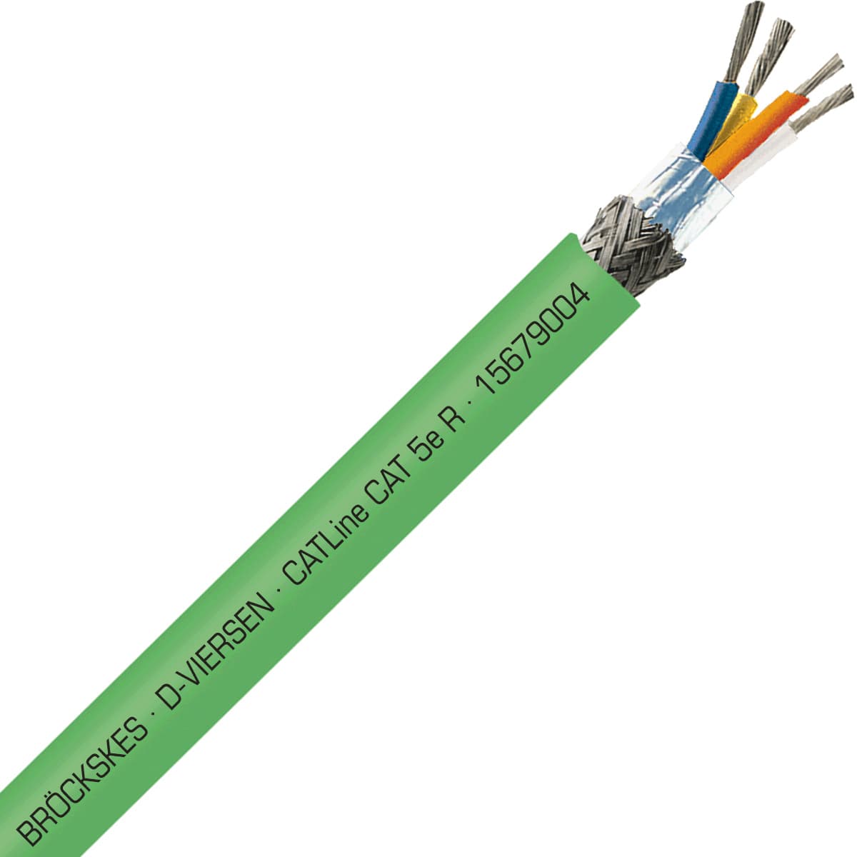 SAB 15679004 CATLine CAT5e R - 22 AWG/2pr, shielded halogen-free CAT 5e ethernet cable for Rail applications, CE, RoHS 15679004 on Powermatic Associates
