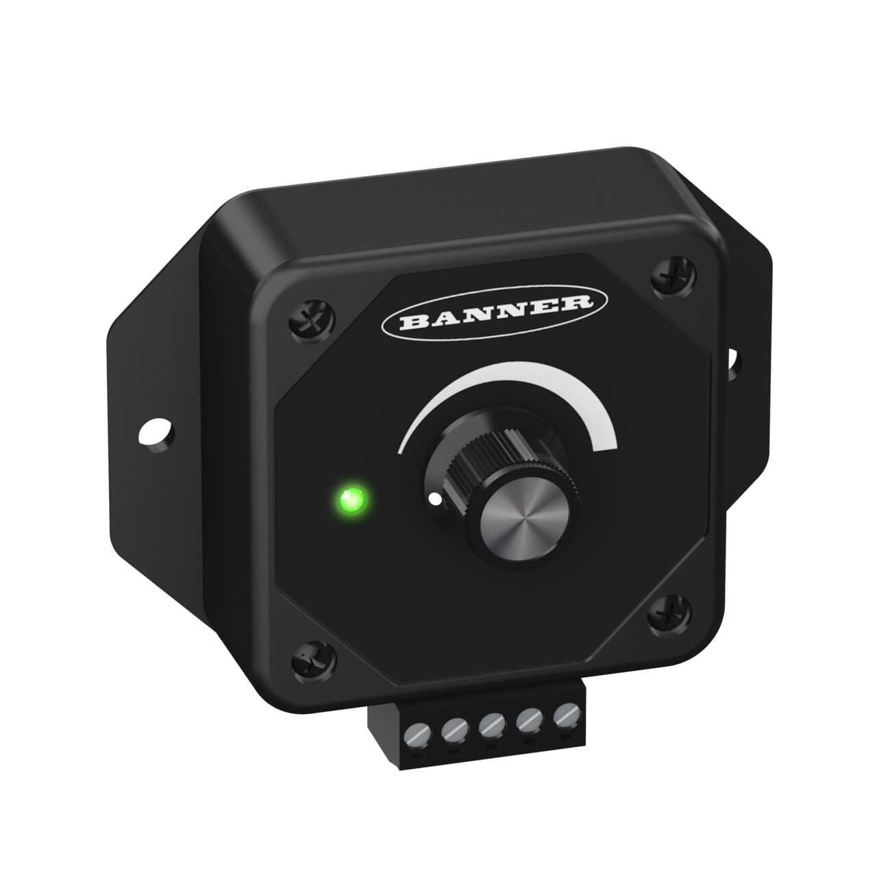 Banner LC65P1Q5 LED Dimmer Module; Pulse Width Modulation; 12-30 V dc; 4 A; 150 mm (6 in) 4-pin M12 Male-Female PVC Pigtail QDs LC65P1Q5 on Powermatic Associates