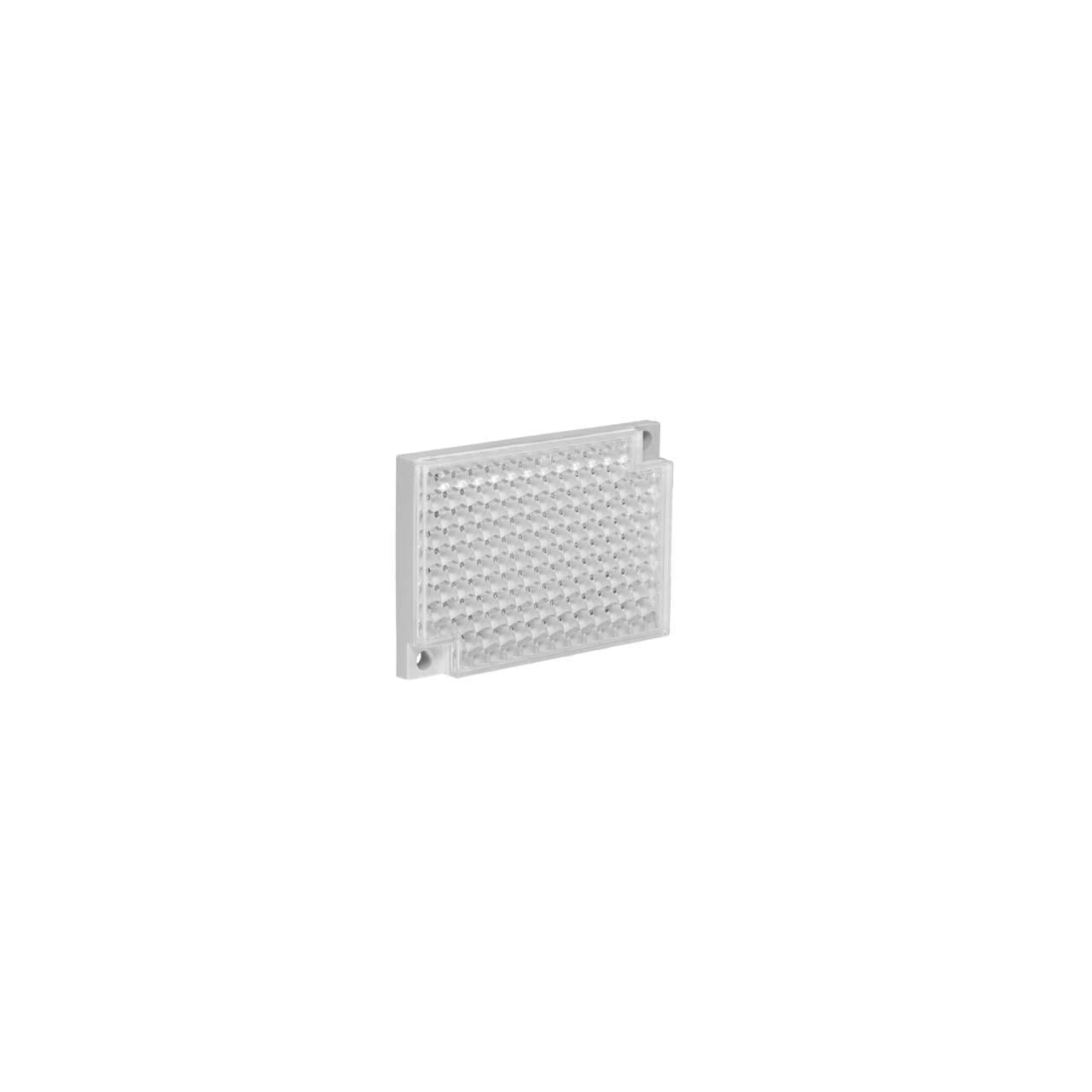 Banner BRT-60X40C Retroreflective Target: Rectangular 60 x 40 mm; Reflectivity Factor: 1.4; Max. Temp.= 50 degrees C; Plastic - two screw holes for mounting BRT-60X40C on Powermatic Associates