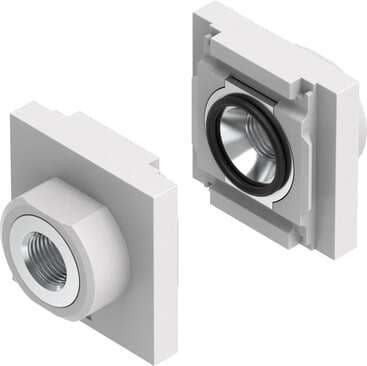 Festo 541550 Sub-base-SET MS4-AGB-EX of the MS series, with G-thread, explosion-proof design. Size: 4, Series: MS, Corrosion resistance classification CRC: 2 - Moderate corrosion stress, Medium temperature: -10 - 60 °C, Product weight: 128 g 541550 on Powermatic Associates