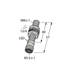 Turck BI1.5-EG08-AD6X-H1341 BI1.5-EG08-AD6X-H1341 Turck - BI1.5-EG08-AD6X-H1341 Inductive Sensor BI1.5-EG08-AD6X-H1341 on Powermatic Associates