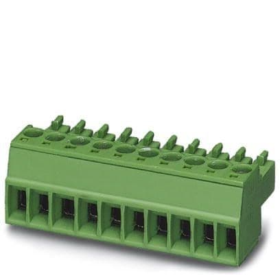 Phoenix Contact 1803578 PCB connector, nominal cross section: 1.5 mm², color: green, nominal current: 8 A, rated voltage (III/2): 160 V, contact surface: Tin, type of contact: Female connector, number of potentials: 2, number of rows: 1, number of positions: 2, number of connec 1803578 on Powermatic Associates