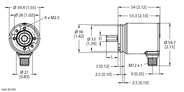 Turck REM-190S6S-IOL32B-H1141 REM-190S6S-IOL32B-H1141 Turck - REM-190S6S-IOL32B-H1141 Absolute Rotary Encoder - Multiturn, IO-Link, Industrial Line REM-190S6S-IOL32B-H1141 on Powermatic Associates
