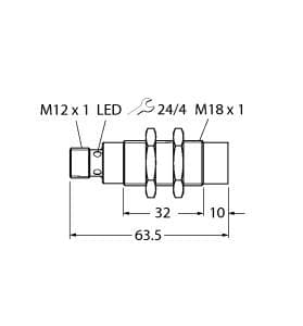 Turck TN-M18-IOL-H1141 TN-M18-IOL-H1141 Turck - TN-M18-IOL-H1141 HF Read/Write Head, IO-Link TN-M18-IOL-H1141 on Powermatic Associates