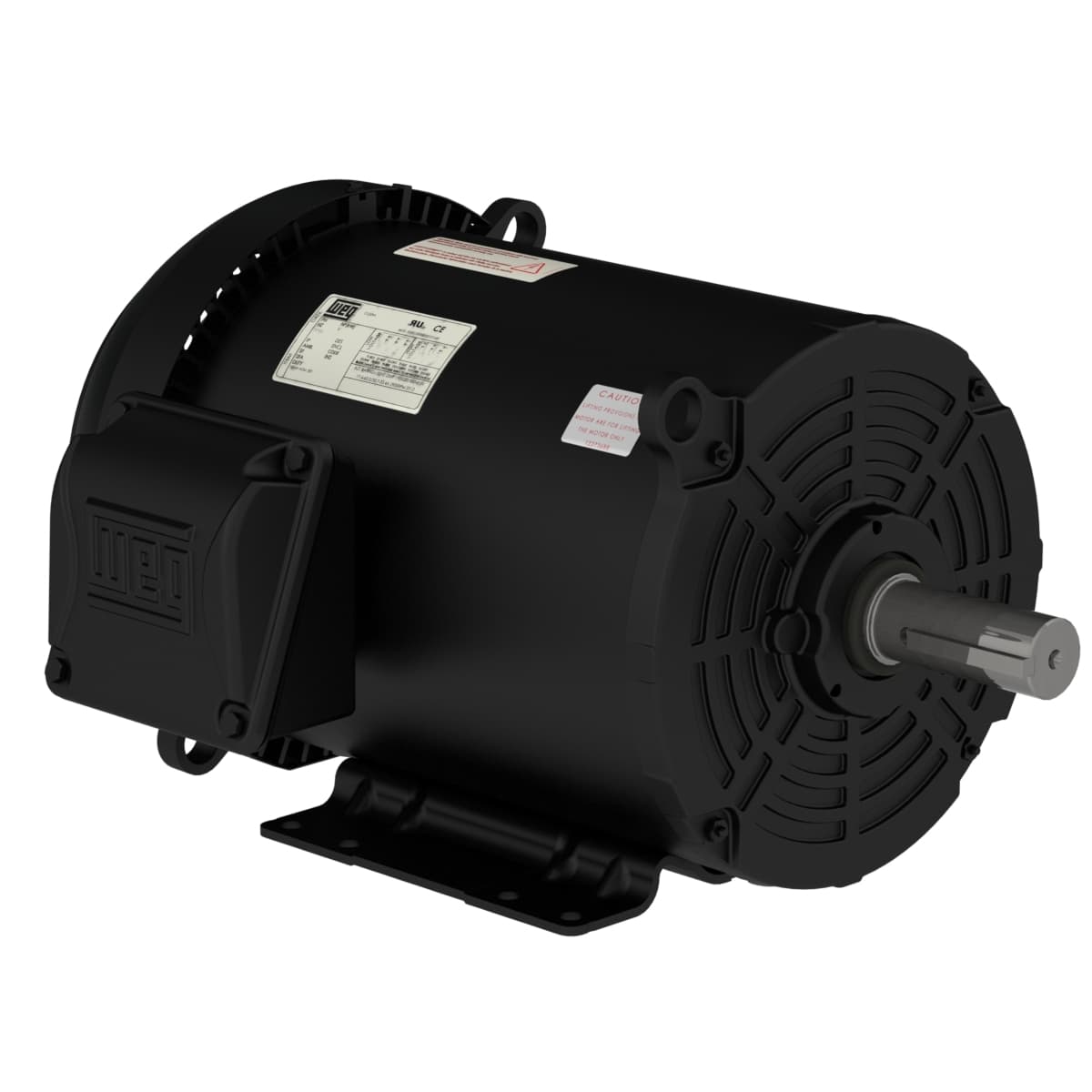 WEG 00318ET3J182T-S Rolled Steel NEMA Premium Efficiency 3 HP 4P 182/4T 3Ph 380 V 60 Hz IC411 - TEFC - Foot-mounted 00318ET3J182T-S on Powermatic Associates