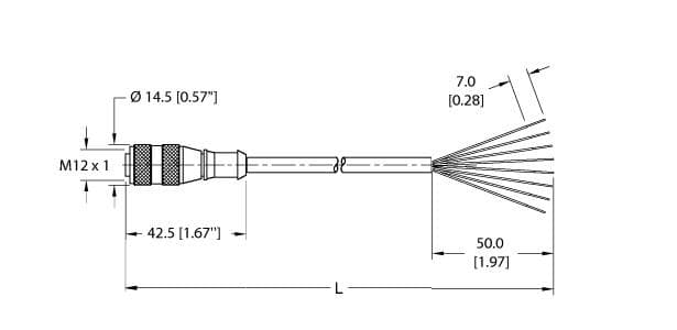 Turck RK 8T-12 RK 8T-12 Turck - RK 8T-12 Actuator and Sensor Cordset, Connection Cable RK 8T-12 on Powermatic Associates