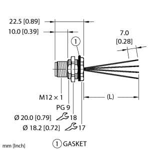 Turck ERSVG-A4.400.2-2 ERSVG-A4.400.2-2 Turck - ERSVG-A4.400.2-2 Actuator and Sensor Receptacle, Rear Mount ERSVG-A4.400.2-2 on Powermatic Associates