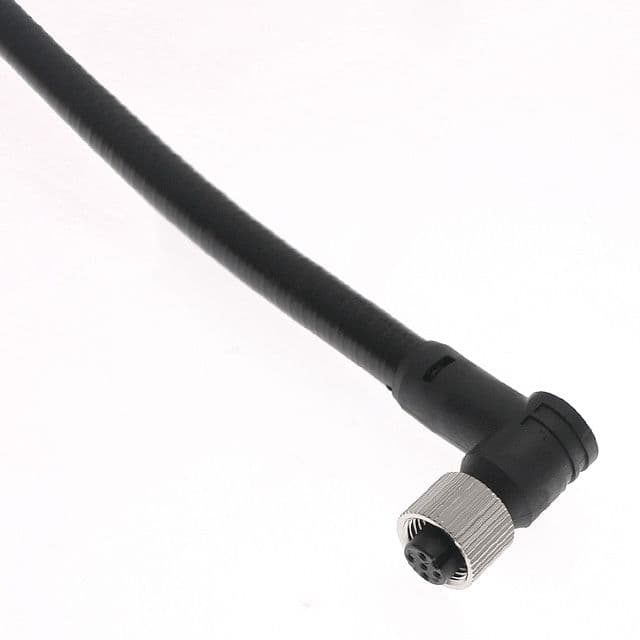 Mencom MDC-5FP-5M-R-A03 MDC, Cordset, 5 Pole,Female Male Right Angle, 5M, 4A, PVC Covered Stainless Steel with Yellow PVC Cable Inside, Nickel Plated Brass MDC-5FP-5M-R-A03 on Powermatic Associates