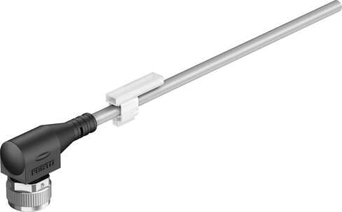 Festo 8066683 connecting cable NEBB-M12W5-P-5-LE4 Conforms to standard: (* Core colours and connection numbers to EN 60947-5-2, * EN 61076-2-101), Cable identification: With inscription label holder, Electrical connection 1, function: Field device side, Electrical conn 8066683 on Powermatic Associates