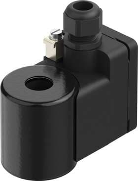Festo 8118175 Solenoid coil VACC-S18-120-K4-7-NM4ME 8118175 on Powermatic Associates