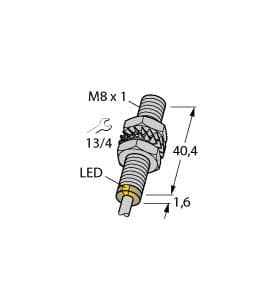 Turck BI1.5-EG08-AN7X BI1.5-EG08-AN7X Turck - BI1.5-EG08-AN7X Inductive Sensor BI1.5-EG08-AN7X on Powermatic Associates