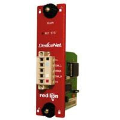Red Lion XCDN0000 Red Lion XCDN0000 is a communications unit designed as a DeviceNet option communication module card. It utilizes the DeviceNet communication protocol to facilitate interactions between devices. XCDN0000 on Powermatic Associates