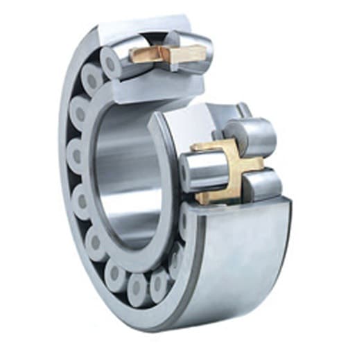 NSK 23218CAME4S11 Spherical Roller Bearing; 90MM Straight Bore; 160MM Outside Diameter; 52MM Width; C0-Medium Clearance; Shaft Mount; Double Row; Bronze Cage Material; Open Enclosure; Relubricatable 23218CAME4S11 on Powermatic Associates