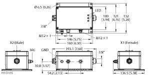 Turck TBSB-L5-CS09 TBSB-L5-CS09 Turck - TBSB-L5-CS09 Machine Safety, Switch Box for Disconnecting the Actuator Voltage V2 TBSB-L5-CS09 on Powermatic Associates