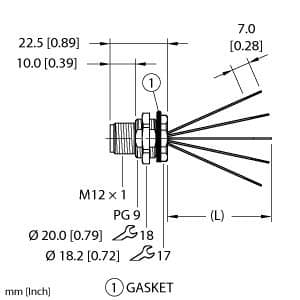 Turck ERSBG-A5.500.2-2 ERSBG-A5.500.2-2 Turck - ERSBG-A5.500.2-2 Actuator and Sensor Receptacle, Rear Mount ERSBG-A5.500.2-2 on Powermatic Associates
