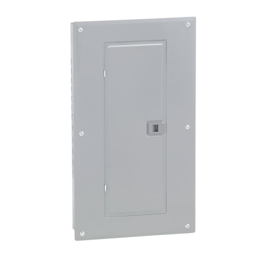 Schneider Electric HOM2040L125PGC Square D by Schneider Electric HOM2040L125PGC is a load center designed for single-phase (1PH) networks. It features a welded sheet steel enclosure and a tin-plated aluminum busbar. This load center has dimensions of H661mm x W362mm x D95mm (H26.02" x W14.25" x D3.74"), offering 20 spaces for up to 40 single pole circuits or 20 tandem breakers. It is equipped with lugs for connection, has a rated current of 125A, and operates at a rated voltage of 120Vac/240Vac. The HOM2040L125PGC is designed to meet NEMA 1 degree of protection standards. HOM2040L125PGC on Powermatic Associates