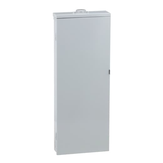 Schneider Electric QO342L225GRB Square D by Schneider Electric QO342L225GRB is a load center designed for surface mounting with a rated current of 225A. It features a connection type of lugs and dimensions of H965mm x W375mm (H37.99" x W14.76"), accommodating 42 spaces. This load center is protected by a NEMA 3R rated welded galvannealed steel enclosure and includes a tin-plated copper busbar. It is compatible with a three-phase (3PH-3W/4W) network and operates at a rated voltage of 120Vac/240Vac. The QO342L225GRB can support up to 42 single pole circuits and is designed for use with cross-sections ranging from 6AWG to 300kcmil for both aluminium and copper lugs. It has a short circuit breaking rating of 65kA. QO342L225GRB on Powermatic Associates