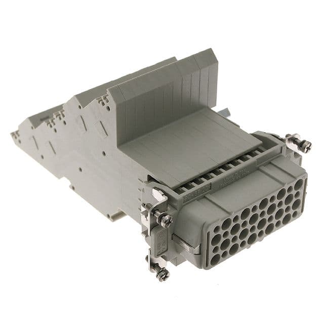 Mencom CTSF-40R Standard, CTS series, Female Rectangular Insert, size 77.27, 40 pin, 10 amp, Standard Spring Right ground CTSF-40R on Powermatic Associates